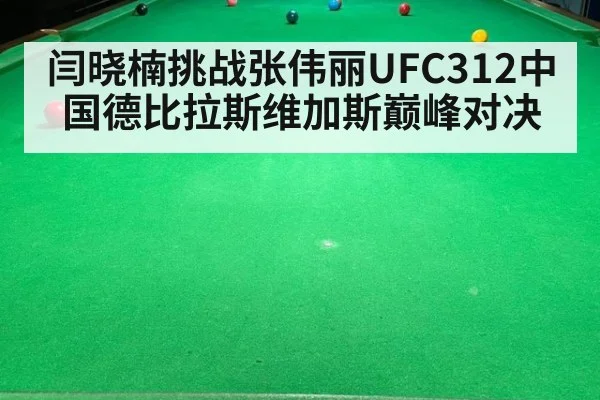 闫晓楠挑战张伟丽UFC312中国德比拉斯维加斯巅峰对决
